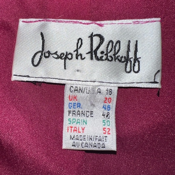 Joseph Ribkoff Plaid Wool Jacket - Picture 3 of 3